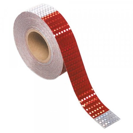 GROTE LIGHTING CONSPICUITY TAPE- 11X7- RED/SLVR-2X150FT 40650